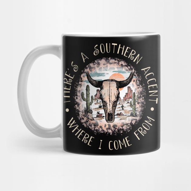 There's A Southern Accent, Where I Come From Bull Leopard Cactus by Creative feather